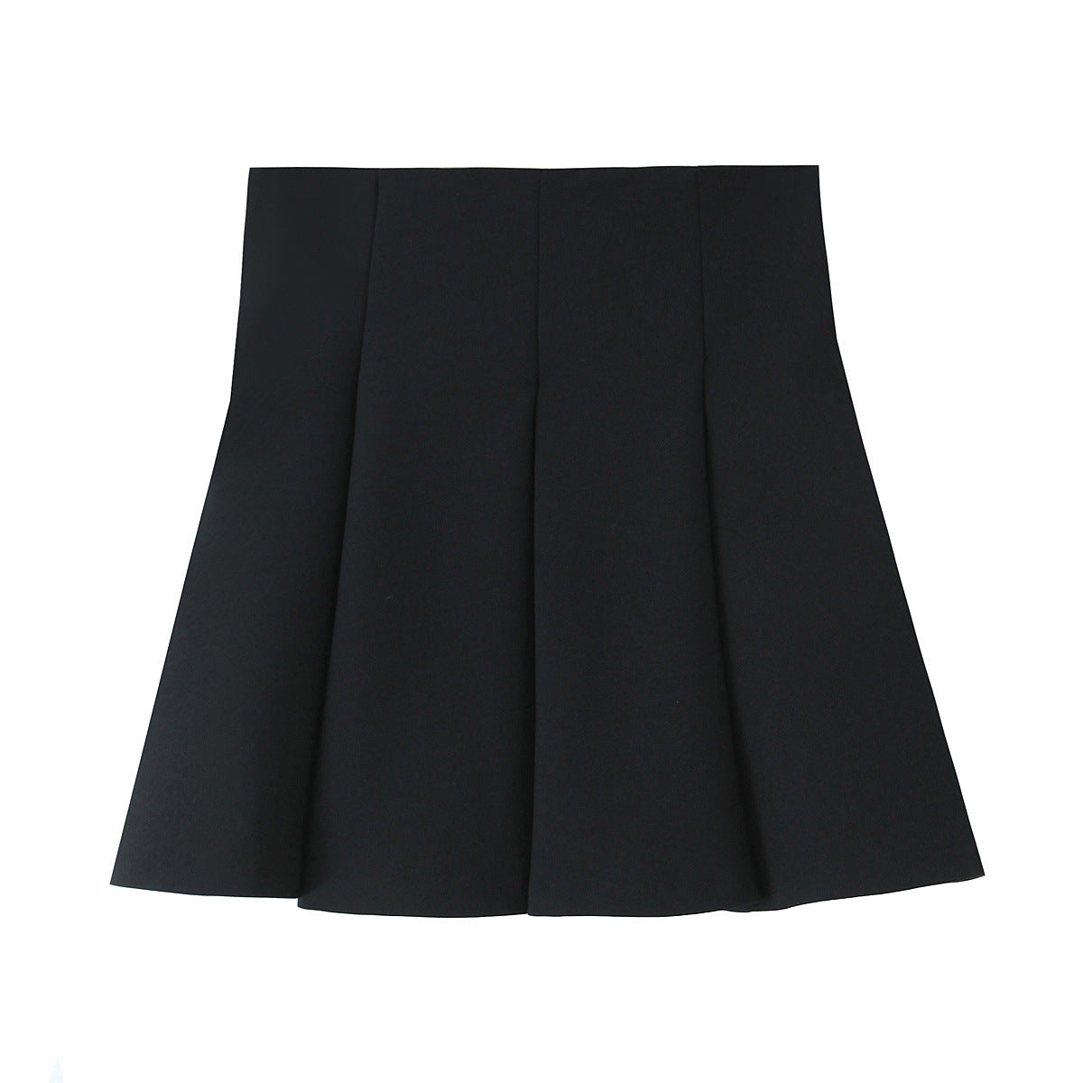 Spring Solid Color Sleeveless Shirt Style Straight Cut Vest Loose Mini Skirt Women