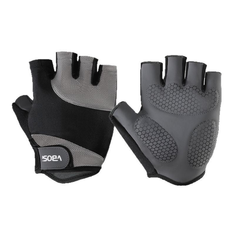 Sports Half-finger Fitness Gloves Weightlifting Anti-skid Shock Absorption