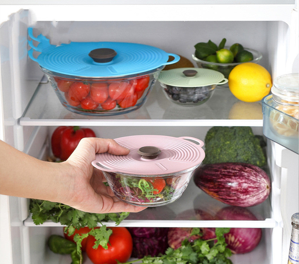 Food-grade Silicone Lid Keeps In 6 Sizes