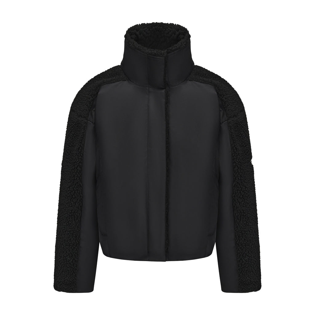 Women's Retro Loose Long-sleeved Lamb Wool Coat