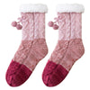 Lambswool Thickened Warm Mid-calf Length Socks Non-slip Floor Socks