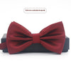 Men's Solid Color Formal Wear Wedding Business Casual Groom Groomsman Bow Tie