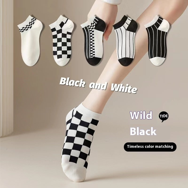 Women's Autumn And Winter Style Low-top Spring And Autumn Socks
