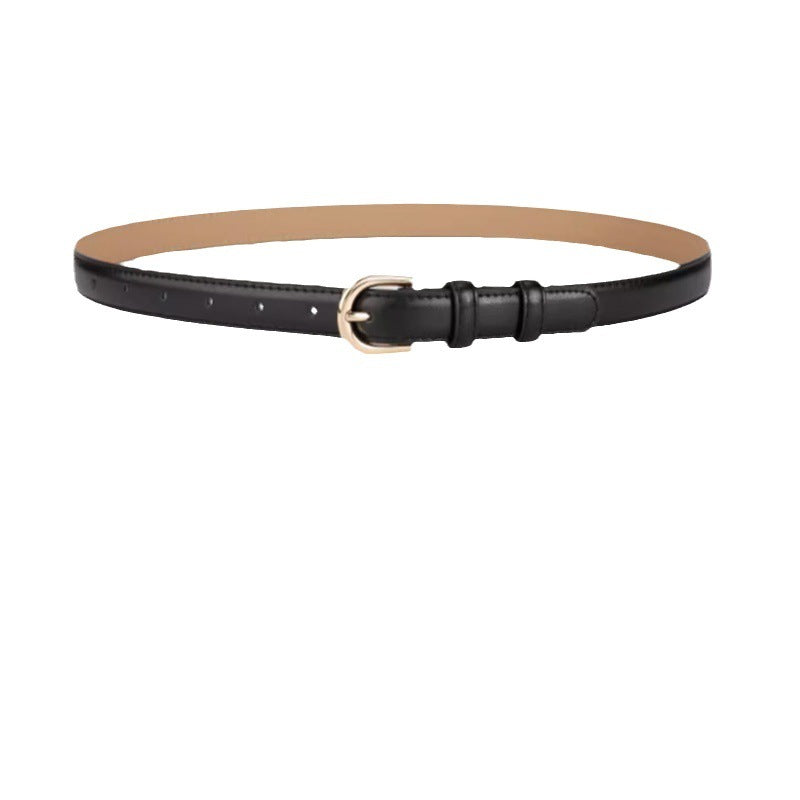 Super Easy To Match Soft Leather Belt Simple And Advanced