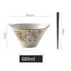 Japanese Noodle Bowl Home Creative Cute 7 Inches
