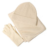 New Wool Scarf Hat Gloves Three-piece Set For Women