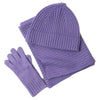 New Wool Scarf Hat Gloves Three-piece Set For Women