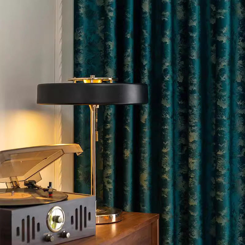 High-end Living Room Curtains In A European-style Minimalist And Modern Design Made From Thick Velvet Fabric