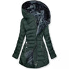 Slim-fit Cotton-padded Jacket Coat Hooded