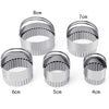 Stainless Steel Cookie Mold Hanging Basket Double Handle Mousse Ring Household Baking