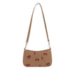 Casual Versatile Underarm Bag Printed Commuter Portable