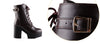 Women's Chunky Heel PU Martin Boots