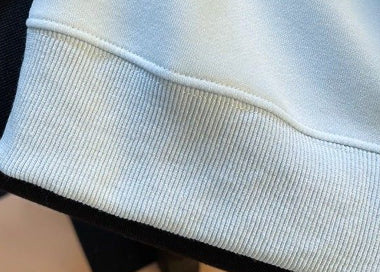 Fake Two-piece Tie Polo Collar Sweater For Women Spring And Autumn New Loose-fitting Non-hoodie