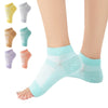 Half Mesh Open Toe Sports Ankle Support Foot Sock