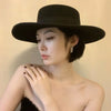 Autumn And Winter New Fashion All-match Flat Top Woolen Bowler Hat