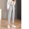 Women's Spring And Autumn Thin Loose Black Sports Pants