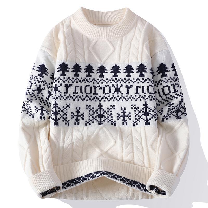 Couples' Christmas Crew-neck Pullover Sweaters