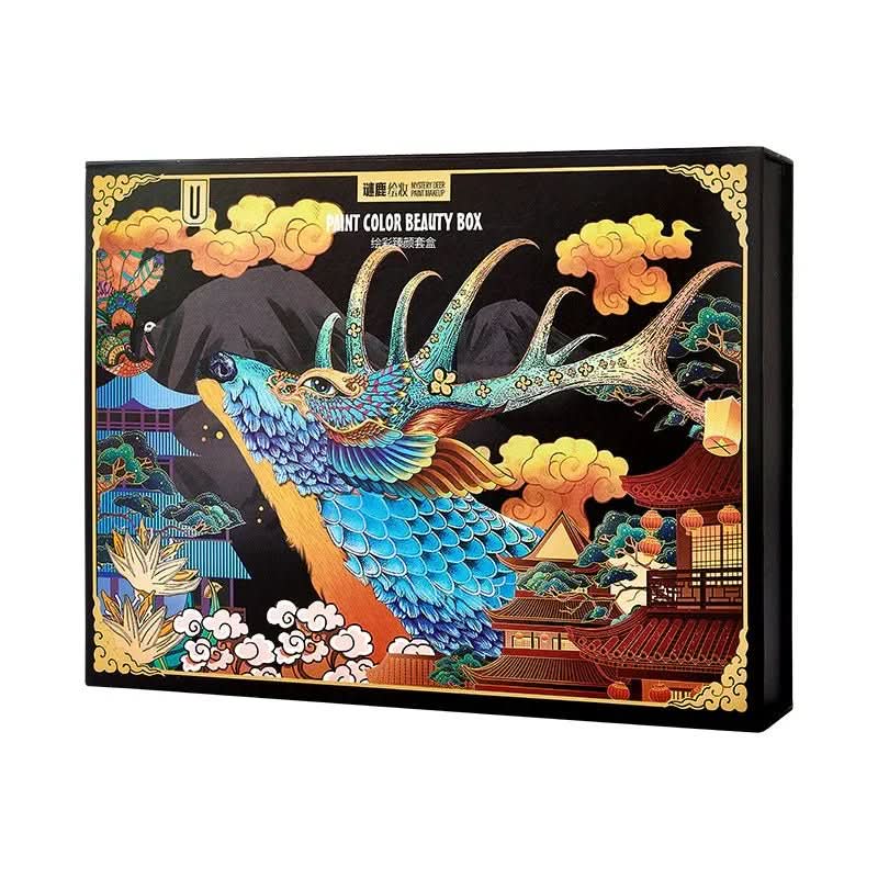 Elk Makeup Nine - piece Set Makeup Powder Air Cushion BB Cream Lipstick Affordable Makeup Set - Eshtree