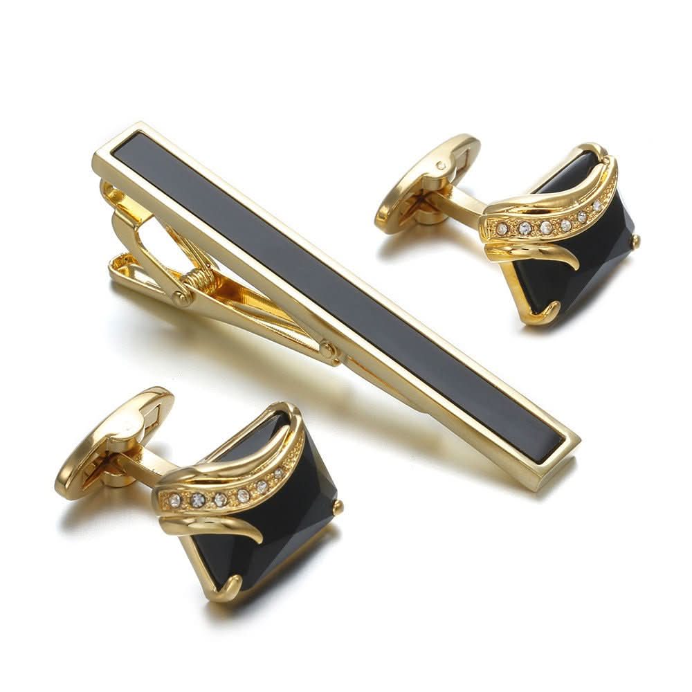 European And American Fashion Gentleman Tie Clip High Quality Cufflinks - Eshtree