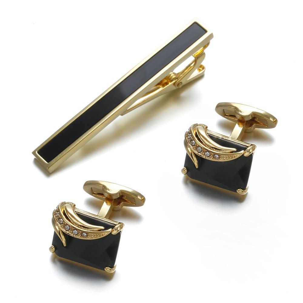 European And American Fashion Gentleman Tie Clip High Quality Cufflinks - Eshtree