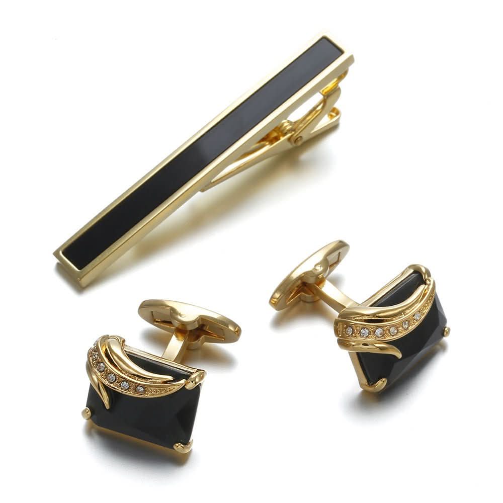 European And American Fashion Gentleman Tie Clip High Quality Cufflinks - Eshtree