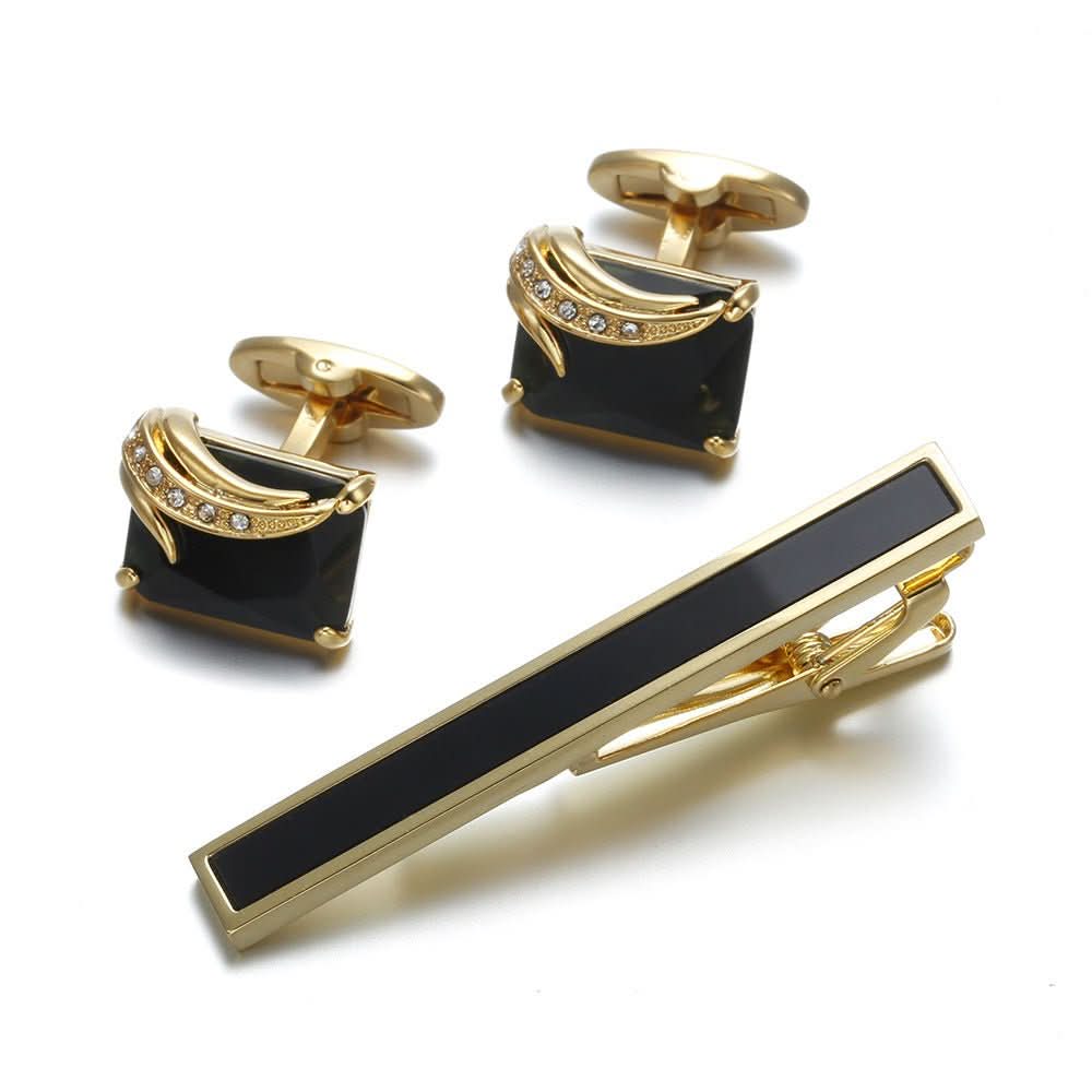 European And American Fashion Gentleman Tie Clip High Quality Cufflinks - Eshtree