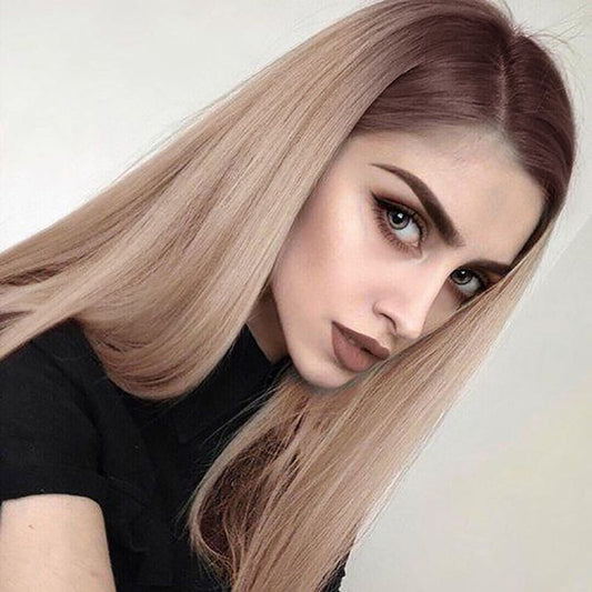 European and American ladies long straight hair wigs - Eshtree