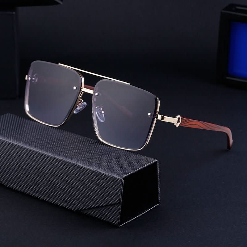 European And American Square Cut Sunglasses For Men - Eshtree