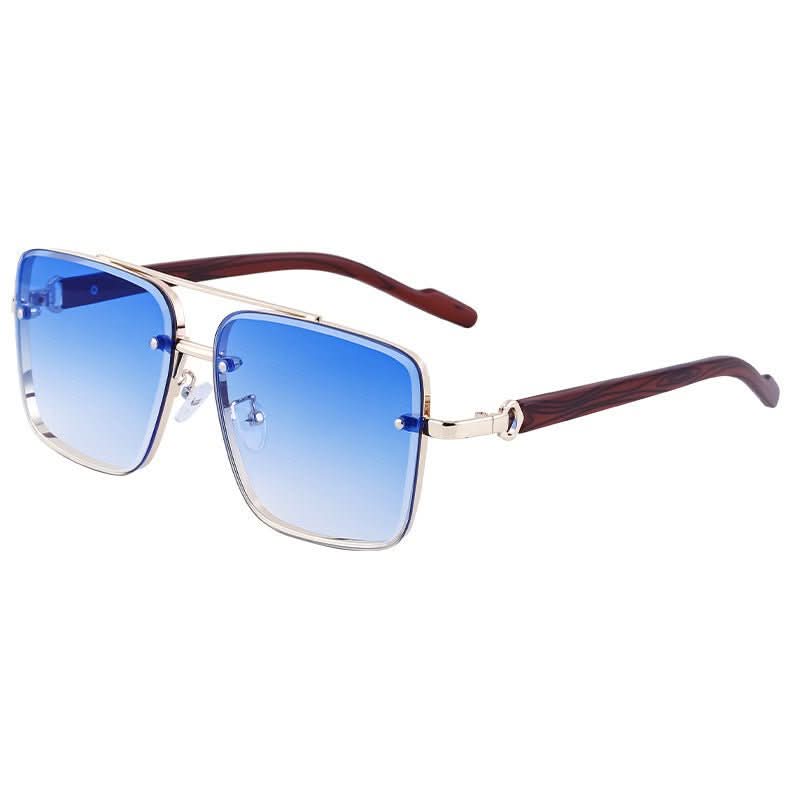 European And American Square Cut Sunglasses For Men - Eshtree
