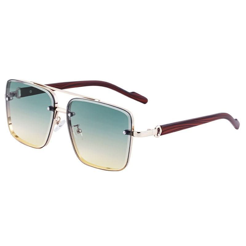 European And American Square Cut Sunglasses For Men - Eshtree
