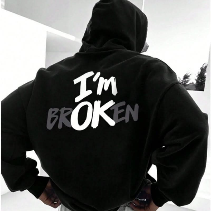 European Size Hoodie Im OK New Men's Hoodie Hip Ho - Eshtree