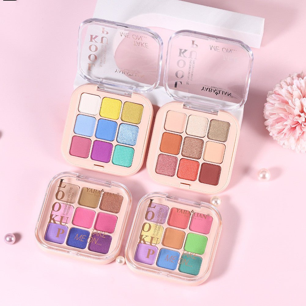 Eye Shadow Plate 9 - color Makeup Nine - color Colorful Fog - Eshtree