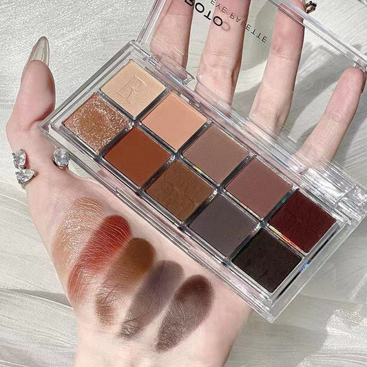 Eyeshadow Palette Matte Fine Glitter Pearl Burst - Eshtree