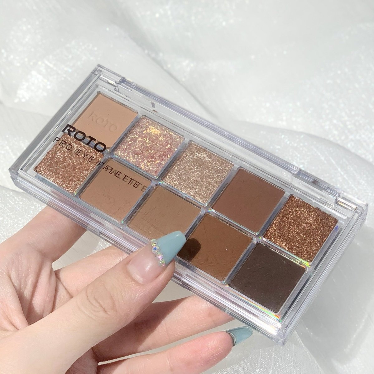 Eyeshadow Palette Matte Fine Glitter Pearl Burst - Eshtree