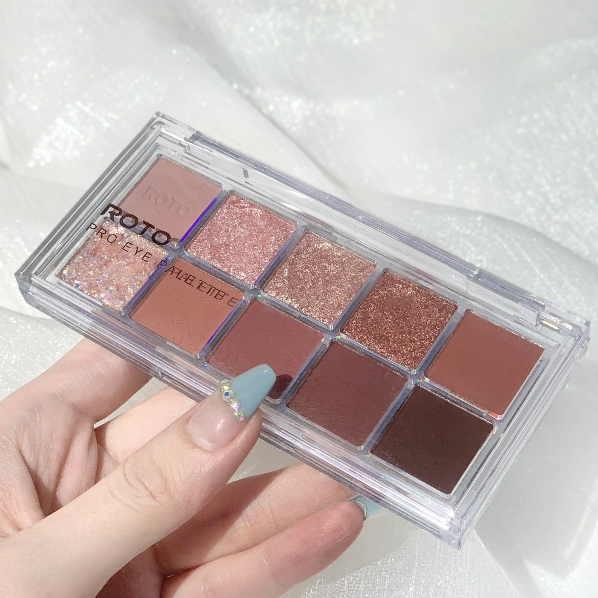 Eyeshadow Palette Matte Fine Glitter Pearl Burst - Eshtree