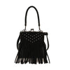 Tassel Bag Women's Retro Rivet Shoulder Messenger Bag
