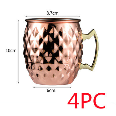 Moscow Mule Cup Copper-plated Hammer Point