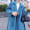 Double-faced Cashmere Coat Women's Mid-length Over The Knee