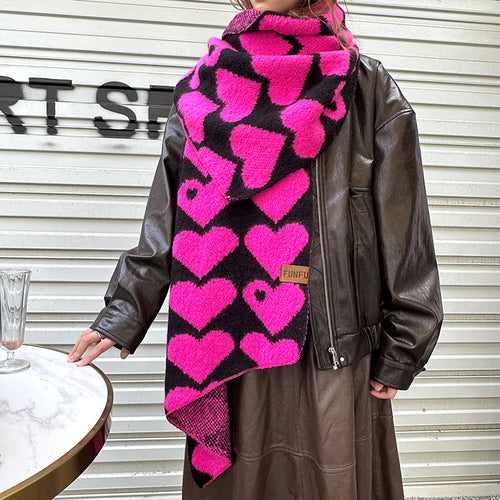 European And American High Sense Thicken And Lengthen Thermal Knitting All-match Shawl Scarf