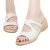Wedge Sandals Women's Platform Platform Hollow-out Mid Heel Peep Toe Slippers