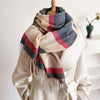Unisex Autumn And Winter All-matching Tassel Scarf