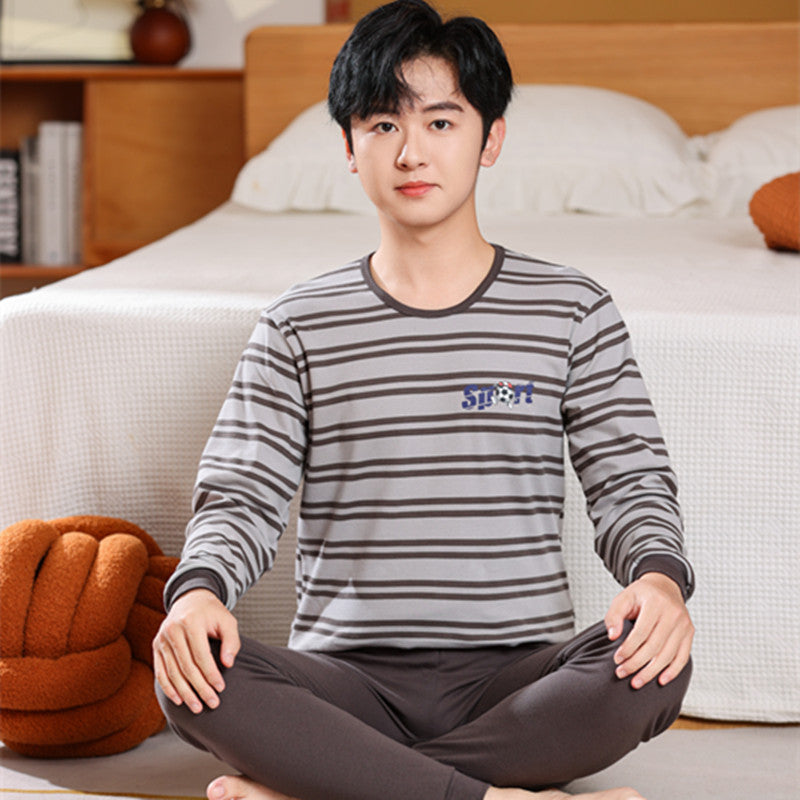 Children's Pajamas Cotton Boys' Base Teen Underwear Suit