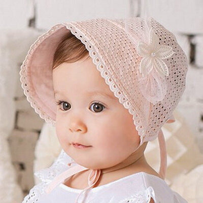 Children's Cotton Beanie Cap Children's Sweet Lace