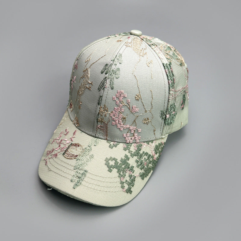 Printed Antique Baseball Cap For Women