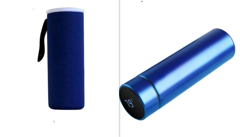 LED touch display temperature water cup