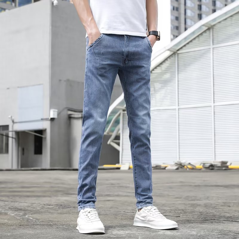 Summer Versatile Youth Stretch Feet Boys Pants