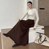 Women's Polyester Blended Fall Winter Skirt