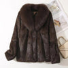 Fur Fur Rabbit Fur Coat FallWinter Slim