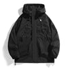 Loose Cargo Waterproof Jacket Coat Hooded