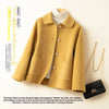 Double-sided Cashmere Short Doll Collar Classic Style Woolen Coat